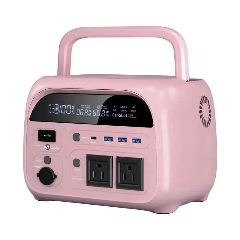 75% OFF｜CTOLITY 500W 345Wh Portable Power Station, LiFePO4 Battery Solar Generator, Emergency Backup Power Supply for Camping, RV & Travel