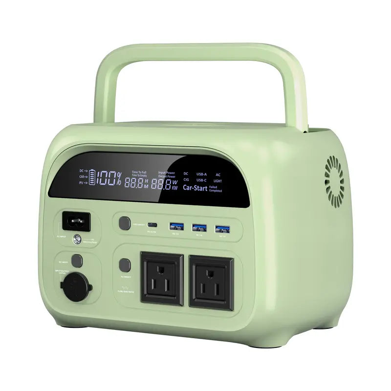 75% OFF｜CTOLITY 500W 345Wh Portable Power Station, LiFePO4 Battery Solar Generator, Emergency Backup Power Supply for Camping, RV & Travel