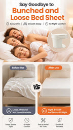 [BUY 1GET 1FREE] Heavy Duty BedSheet Clips & Invisible MattressCorner Fasteners