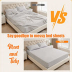 [BUY 1GET 1FREE] Heavy Duty BedSheet Clips & Invisible MattressCorner Fasteners