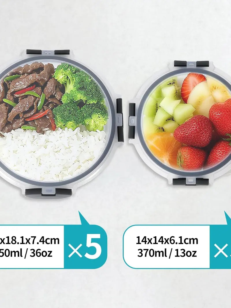 70% OFF🔥 GoDyna Glass Meal Prep Containers with Airtight Lids | Oven & Microwave Safe, BPA-Free Reusable