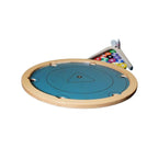 Finger Pool Table Mini – Wooden Tabletop 8-Ball Game, Rotating Desktop Pool Set for Kids & Adults, Family Party & Travel Gift
