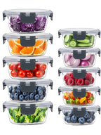 70% OFF🔥 GoDyna Glass Meal Prep Containers with Airtight Lids | Oven & Microwave Safe, BPA-Free Reusable
