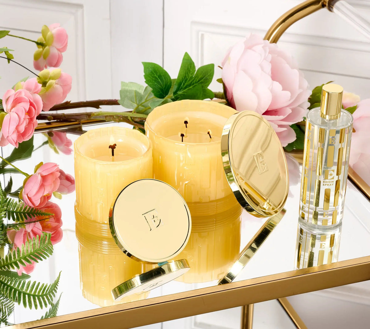 Elton John by Slatkin + Co Candle & RoomSpray Set Night Bloom Blossoms