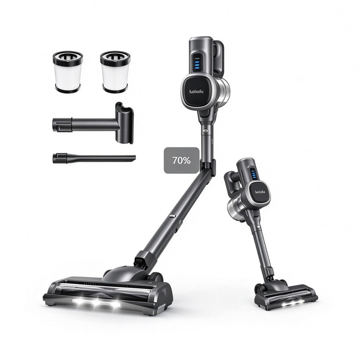 Save 71% OFF🔥 Lubluelu 45000Pa Cordless Vacuum | Self‑Standing, Lightweight for Pet Hair, Carpets & Hard Floors