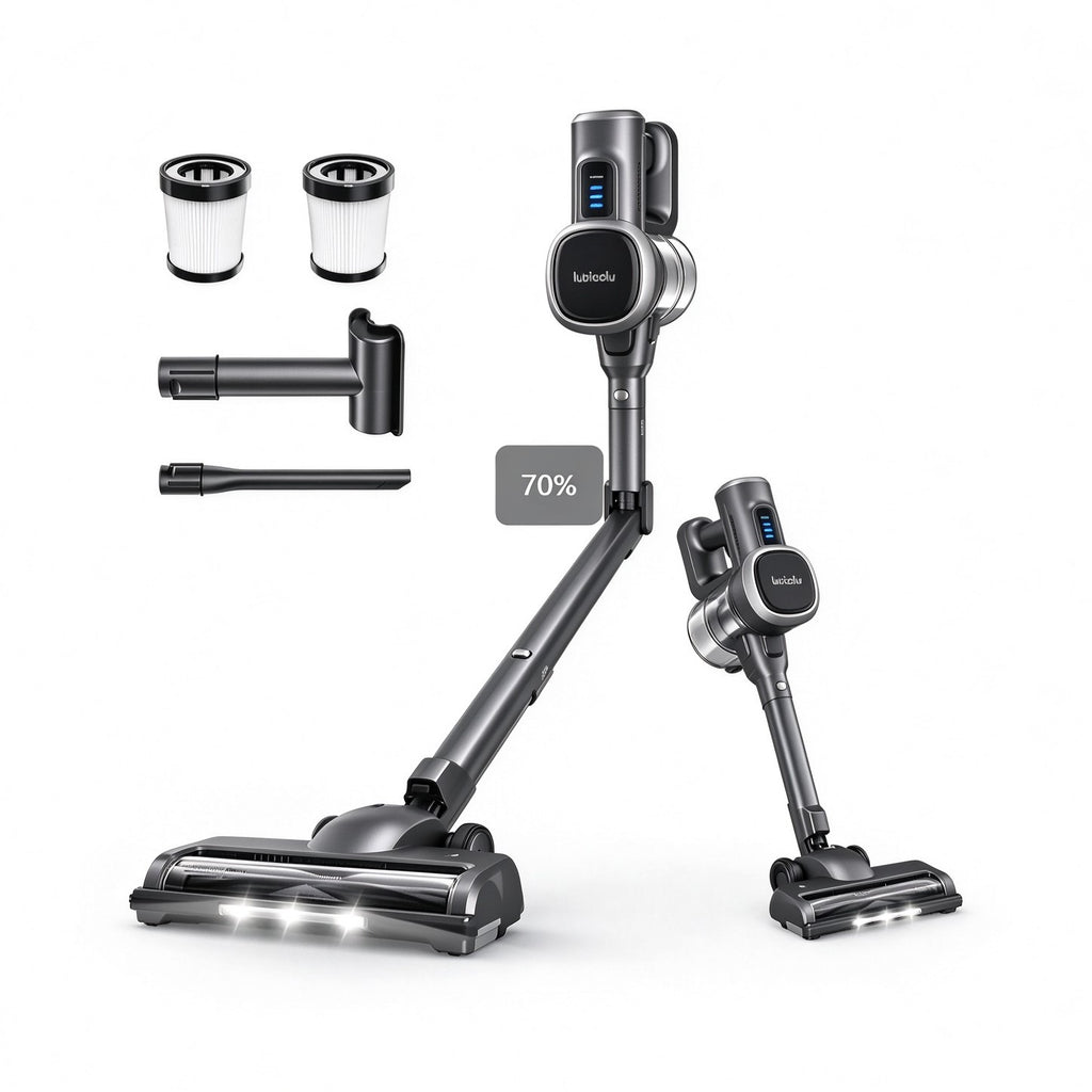 Save 71% OFF🔥 Lubluelu 45000Pa Cordless Vacuum | Self‑Standing, Lightweight for Pet Hair, Carpets & Hard Floors