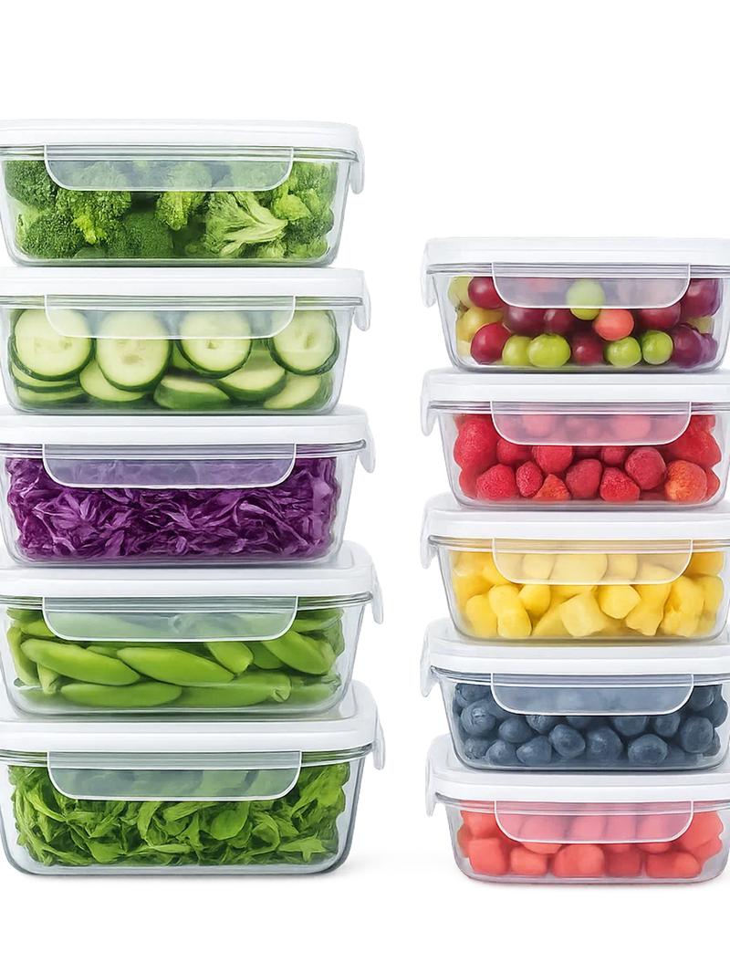 70% OFF🔥 GoDyna Glass Meal Prep Containers with Airtight Lids | Oven & Microwave Safe, BPA-Free Reusable