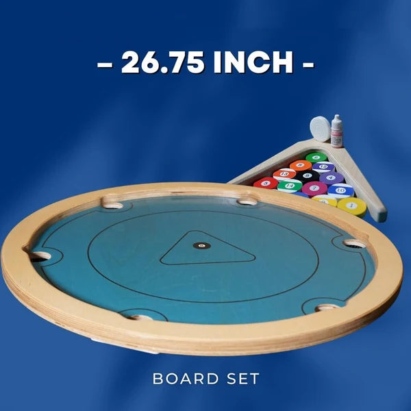 Finger Pool Table Mini – Wooden Tabletop 8-Ball Game, Rotating Desktop Pool Set for Kids & Adults, Family Party & Travel Gift