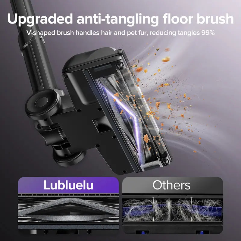 Save 71% OFF🔥 Lubluelu 45000Pa Cordless Vacuum | Self‑Standing, Lightweight for Pet Hair, Carpets & Hard Floors