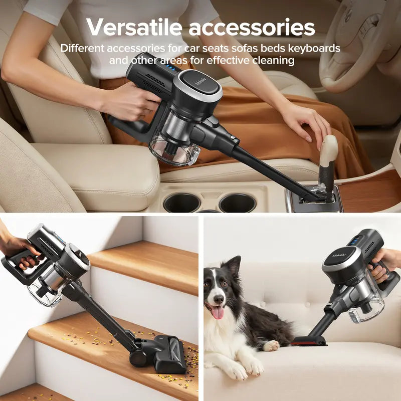 Save 71% OFF🔥 Lubluelu 45000Pa Cordless Vacuum | Self‑Standing, Lightweight for Pet Hair, Carpets & Hard Floors