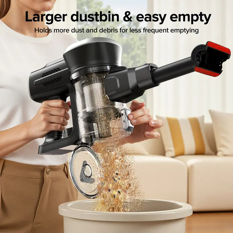 Save 71% OFF🔥 Lubluelu 45000Pa Cordless Vacuum | Self‑Standing, Lightweight for Pet Hair, Carpets & Hard Floors