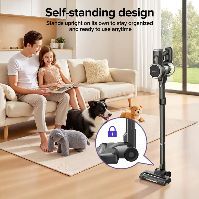 Save 71% OFF🔥 Lubluelu 45000Pa Cordless Vacuum | Self‑Standing, Lightweight for Pet Hair, Carpets & Hard Floors